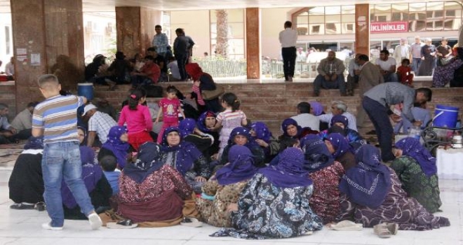 Şanlıurfada Hastane Bahçesi Otele Döndü