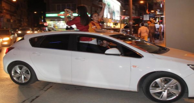 Orduda Galatasarayın Şampiyonluk Sevinci