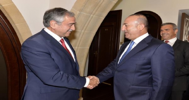 (Ek Fotograf) Dışişleri Bakanı Mevlüt Çavuşoğlu Kktcde