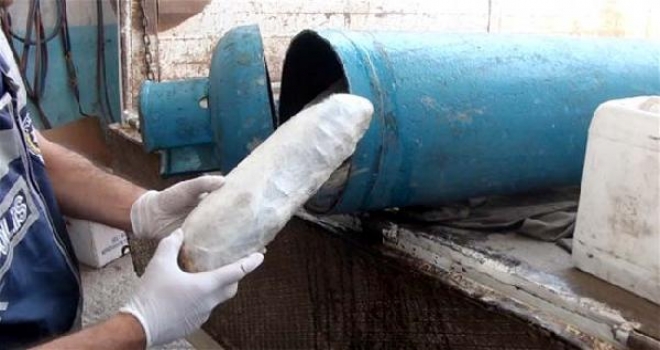 Tüplerin İçerisinden 52 Kilo Esrar Çıktı