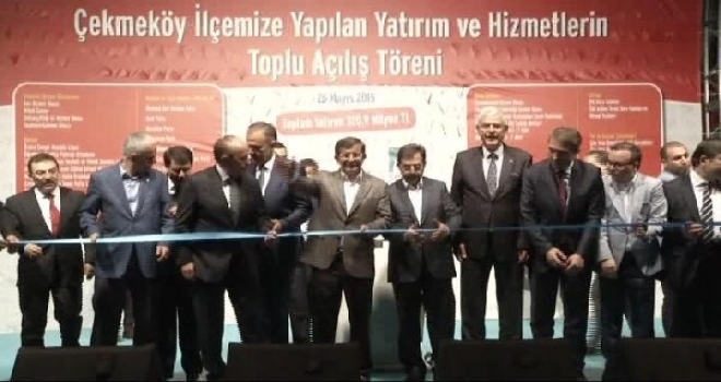 Başbakan Davutoğlu, Çekmeköydeki Toplu Açılış Töreninde Konuştu 