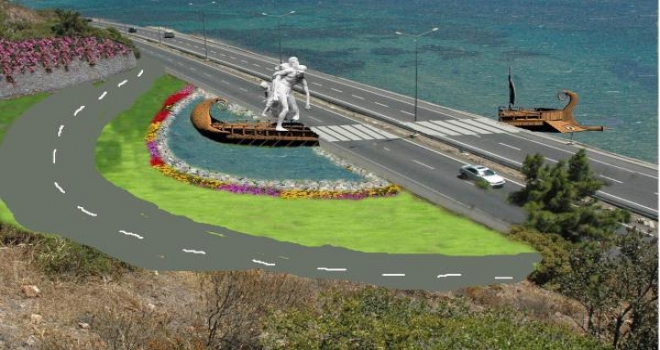 Altınoluka 5 Metrelik Aeneas Heykeli