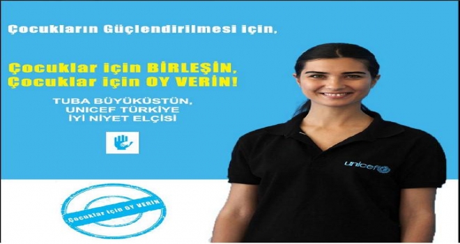 Unıceften Çocuklar İçin Partilere Tuba Büyüküstünlü Çağrı