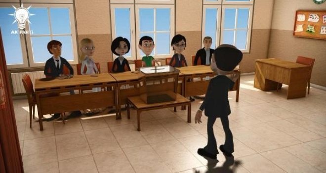 Ak Partide Animasyonlu Sandık Eğitimi