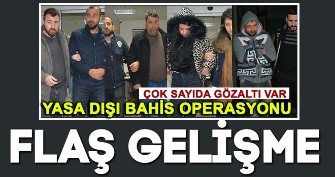 146 kişiye yönelik yasa dışı bahis operasyonu