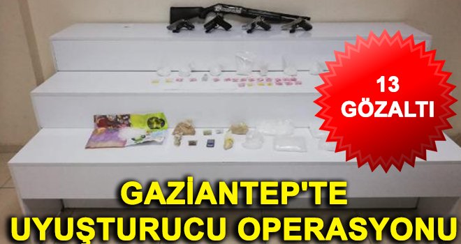 15 adrese eş zamanlı uyuşturucu operasyonu