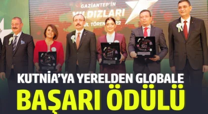 Gaziantep'in yıldızları ödül töreni