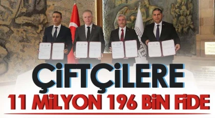  Çiftçilere 11 milyon 196 bin fide