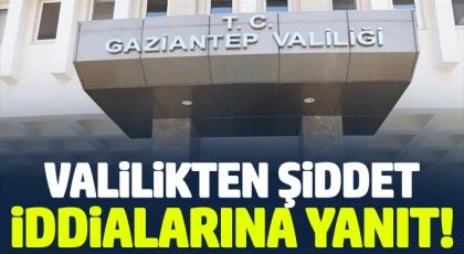 Valilikten o iddialara yanıt!