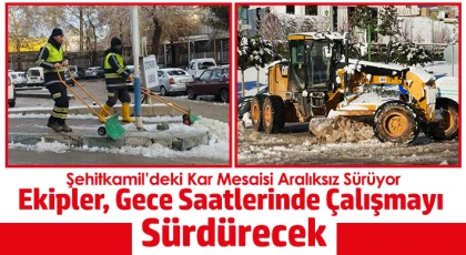 Ekipler, Gece Saatlerinde De Çalışmayı Sürdürecek