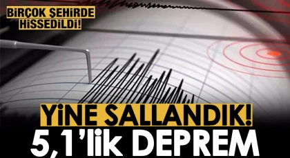 Gaziantep’i korkutan deprem! Yine sallandık