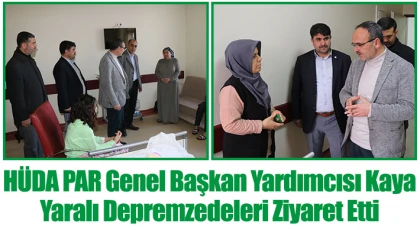 HÜDA PAR depremin ilk anından itibaren depremzedelerin yanında