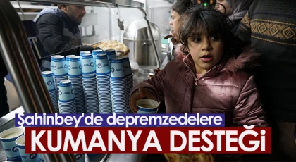 Şahinbey'de depremzedelere kumanya desteği