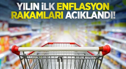 Yılın ilk enflasyon rakamları açıklandı