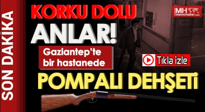 Gaziantep’te sokakta başlayan silahlı kavga hastane girişinde son buldu: 1 yaralı