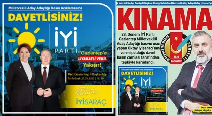 İnternet Medya Cemiyeti Başkanı Ökkeş Sabah’tan Miletvekili Aday Adayı Oktay İyisaracı’ya kınama 