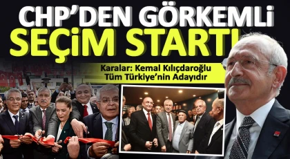 CHP’den Görkemli Seçim Startı