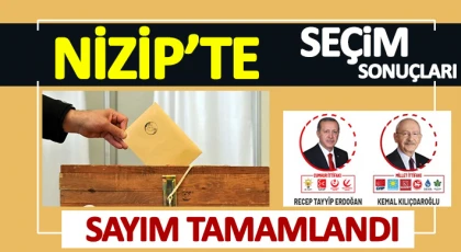 Nizip'te oy sayımı tamamlandı... İşte Sonuçlar