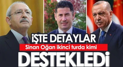 Sinan Oğan Cumhurbaşkanlığı seçiminde kimi destekleyeceği belli oldu
