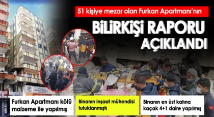 51 kişiye mezar olan Furkan Apartmanı’nın bilirkişi raporu açıklandı