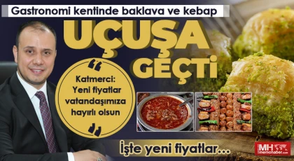 Gastronomi kenti Gaziantep'te fiyatlar damak çatlatıyor!