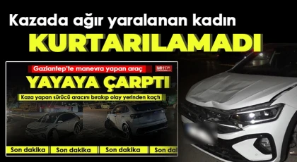  Kazada ağır yaralanan kadın kurtarılamadı