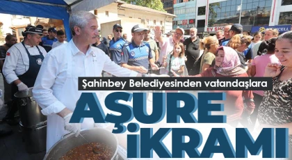 Şahinbey Belediyesi aşure geleneğini sürdürüyor