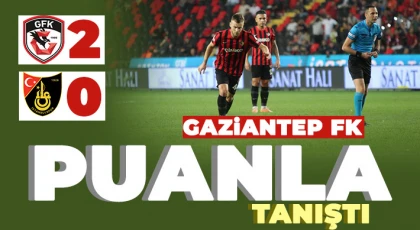 Gaziantep FK'nın puan hasreti sona erdi: Gaziantep FK - İstanbulspor: 2-0