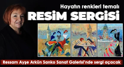 Hayatın renkleri temalı resim sergisi