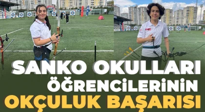 SANKO Okulları öğrencilerinin okçuluk başarısı