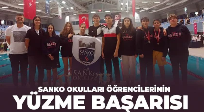 SANKO Okulları Öğrencilerinin Yüzme Başarısı