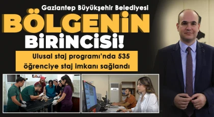 Gaziantep Büyükşehir Belediyesi Bölgenin Birincisi!