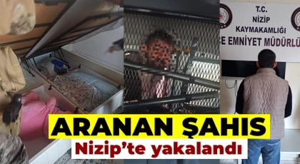 Aranan şahıs Nizip’te yakalandı