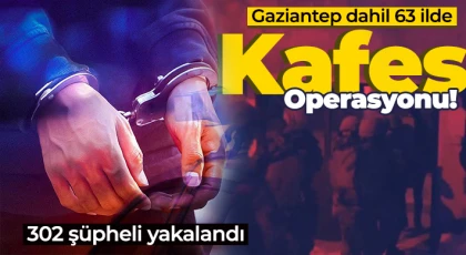 Gaziantep'te Kafes operasyonu! Çok sayıda gözaltı var...