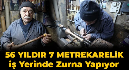 Gaziantep’in son zurna ustası Mesut Uz 56 yıldır tek başına sanat yapıyor