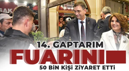 14. GAPTARIM Fuarını 50 bin kişi ziyaret etti