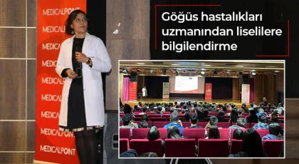 Göğüs hastalıkları uzmanından liselilere bilgilendirme