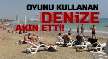 O kentte oyunu kullanan sahillere akın etti