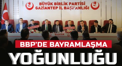 BBP’de bayramlaşma yoğunluğu