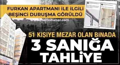 Furkan Apartmanı ile ilgili beşinci duruşma görüldü