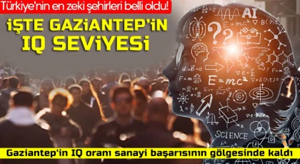 Gaziantep'in IQ oranı dikkat çekti 