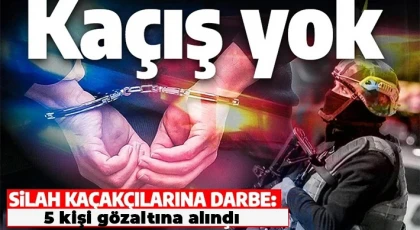 Gaziantep'te "Mercek" operasyonu! Çok sayıda kaçak silah ele geçirildi