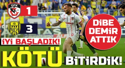 Kayıplardayız! MKE Ankaragücü - Gaziantep FK: 3 - 1