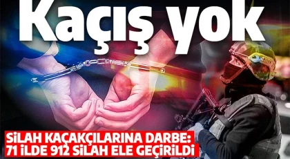 Mercek-16 operasyonu! Silah kaçakçılarına ağır darbe!