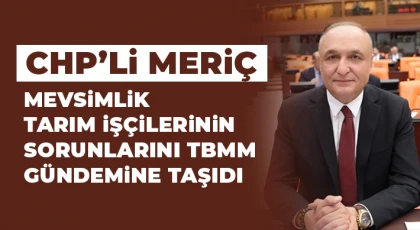 CHP’li Meriç Mevsimlik Tarım İşçilerinin Sorunlarını TBMM Gündemine Taşıdı