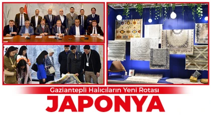 Gaziantepli halıcıların yeni rotası Japonya