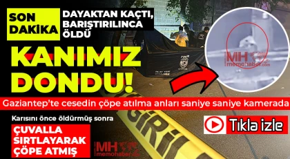 Karısını önce öldürmüş sonra çuvalla sırtlayarak çöpe atmış  