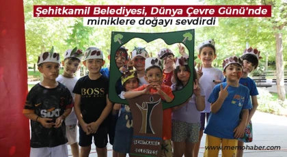 Şehitkamil Belediyesi, Dünya Çevre Günü'nde miniklere doğayı sevdirdi