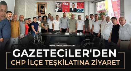 Gazeteciler'den CHP İlçe Teşkilatına Ziyaret