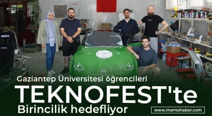 Gaziantep Üniversitesi öğrencileri TEKNOFEST'te birincilik hedefliyor